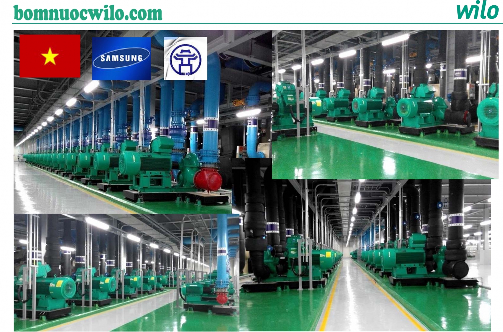 (Dự án nhà máy SamSung do Wilo Việt Nam thực hiện)