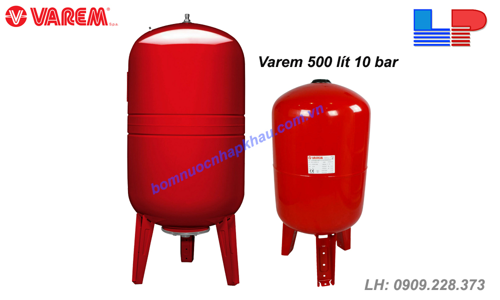 Bình tích áp Varem 100 lít 10 bar