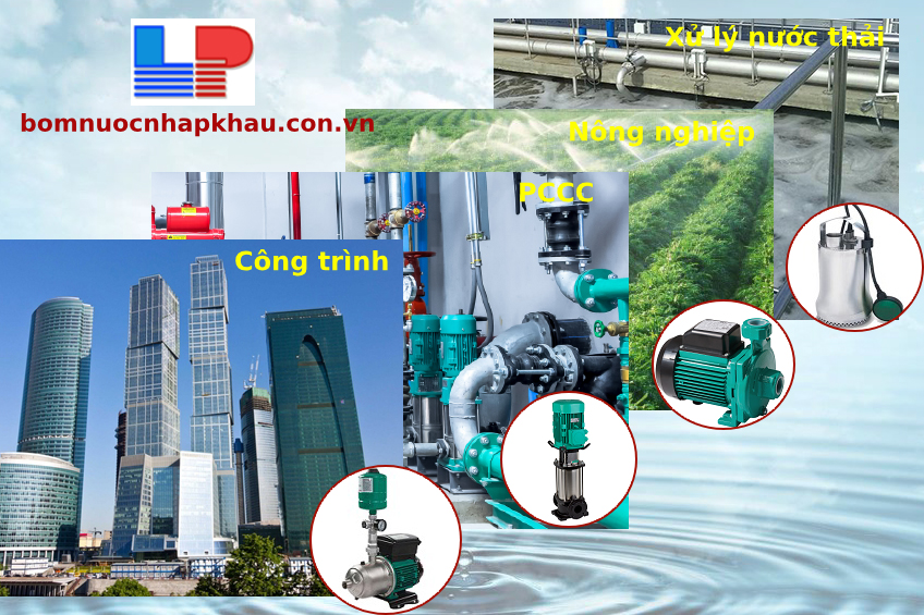 Ứng dụng của máy bơm công nghiệp