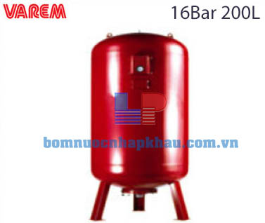 Bình tích áp Varem 200 L 16 Bar Bình tích áp Varem 200 L 16 Bar