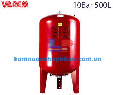 Bình tích áp Varem 500 L 10 bar