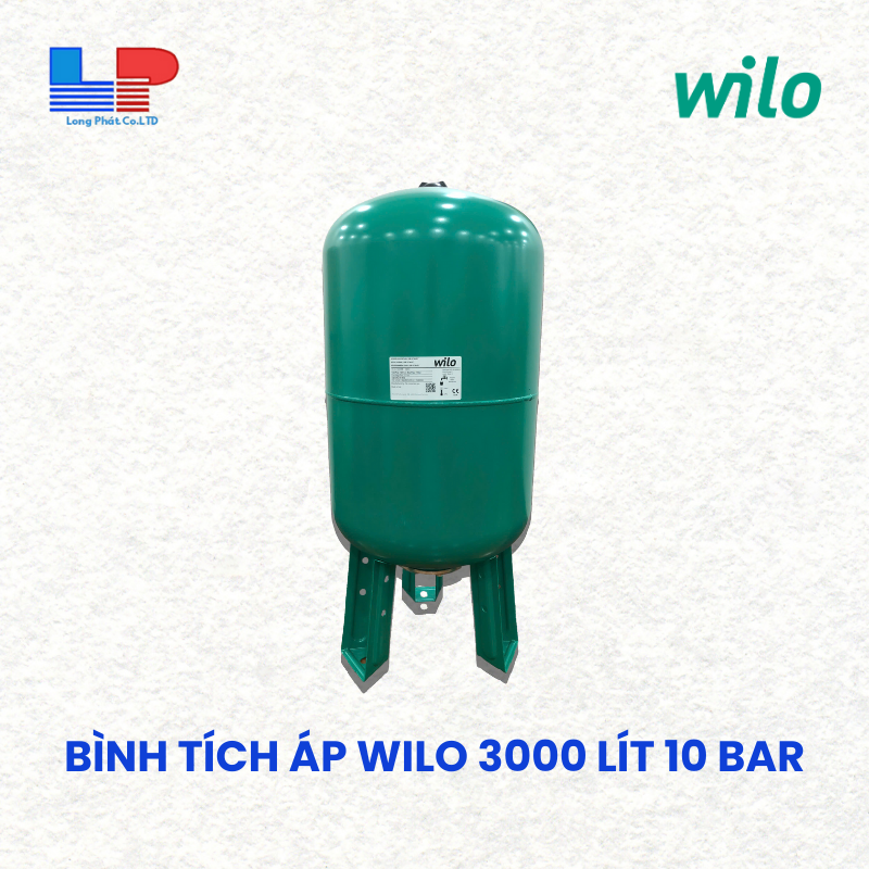 Bình tích áp Wilo 3000 Lít 10 Bar Bình tích áp Wilo 3000 Lít 10 Bar