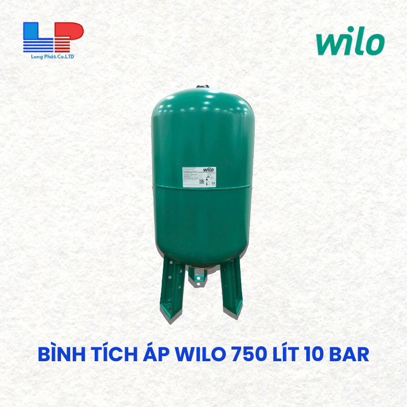Bình tích áp Wilo 750 Lít 10 Bar