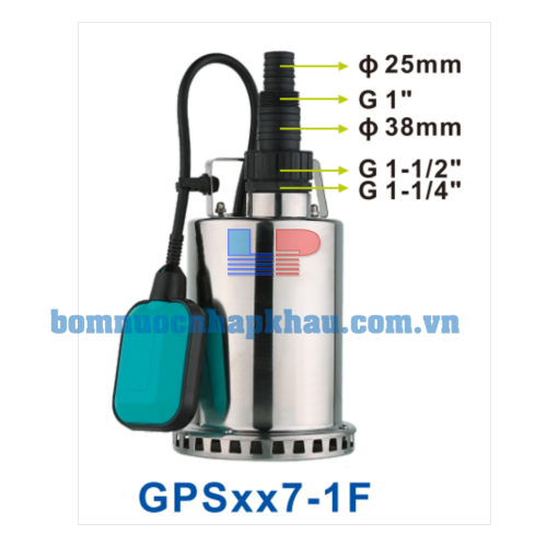 MÁY BƠM CHÌM GRANDFAR GPS757-1F MÁY BƠM CHÌM GRANDFAR GPS757-1F