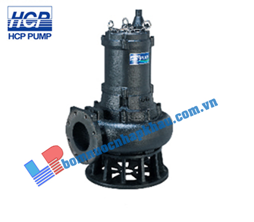 Máy Bơm Chìm Hút Nước Thải Có Cánh Khuấy Rác HCP AFG-610 10HP