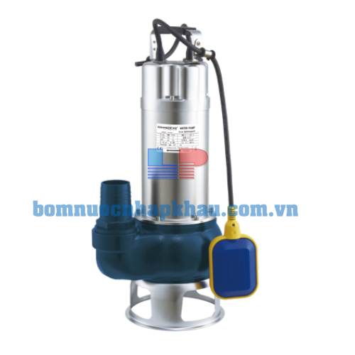 MÁY BƠM CHÌM NƯỚC THẢI GRANDFAR GVX15-10-1.1 MÁY BƠM CHÌM NƯỚC THẢI GRANDFAR GVX15-10-1.1