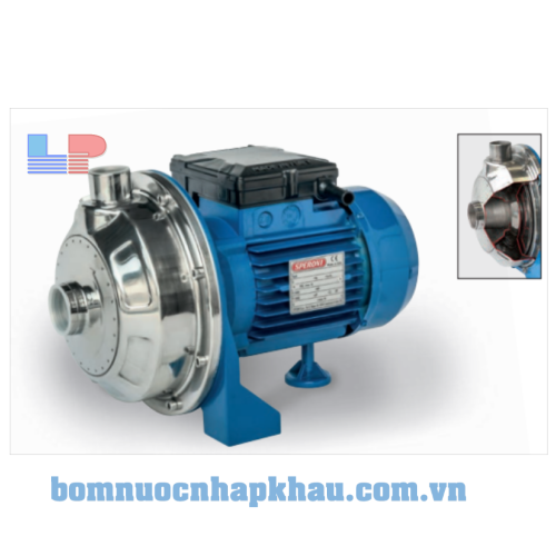 MÁY BƠM LY TÂM 1 CÁNH ĐẦU INOX, CÁNH INOX SPERONI CTX 100/1,1 MÁY BƠM LY TÂM 1 CÁNH ĐẦU INOX, CÁNH INOX SPERONI CTX 100/1,1